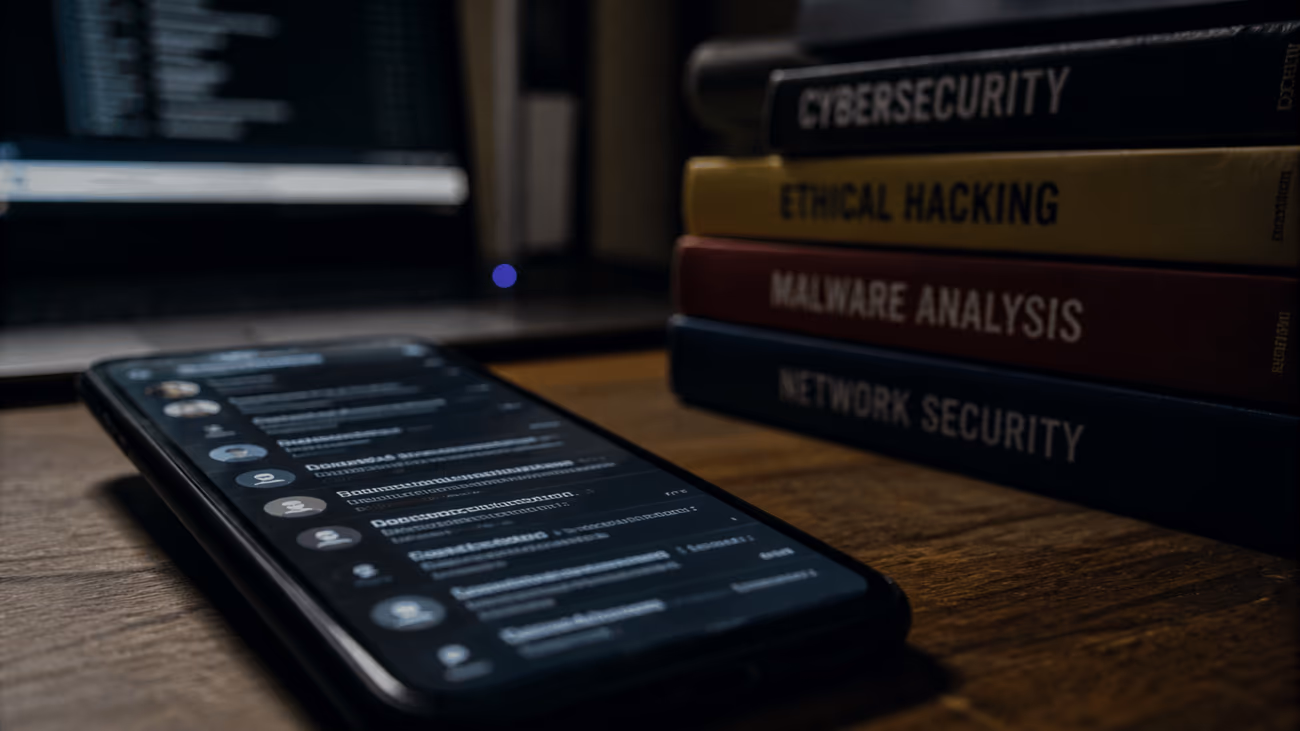 smartphone showing Telegram dark web links